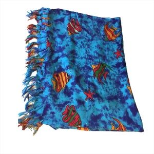 Vintage 90’s Tie Dye Sarong Swim coverup